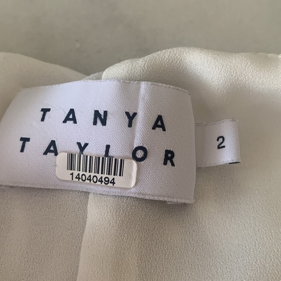 Tanya Taylor White Floral Bianka Mini Dress US 2 - Picture 9 of 12